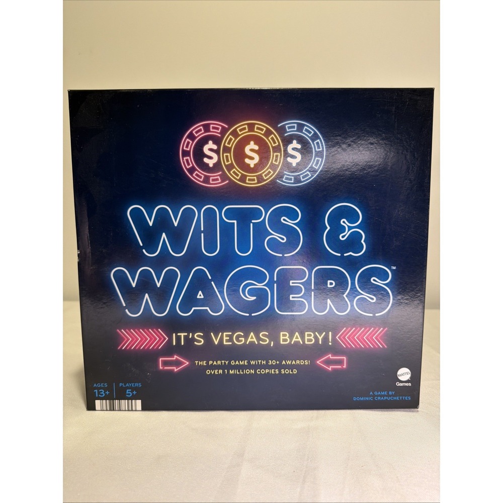 Wits & Wagers Board Game Vegas Edition-  New, Sealed